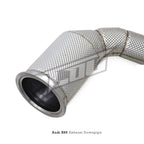 Catless High Flow 304 Stainless Exhaust Downpipe for Audi RS4 RS5 2.9T