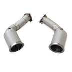 Catless High Flow 304 Stainless Exhaust Downpipe for Audi RS4 RS5 2.9T
