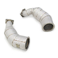 Catless High Flow 304 Stainless Exhaust Downpipe for Audi RS6 RS7 C8 4.0TT