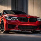 Aggressive M Style Carbon Fiber Front Lip for BMW F90 M5