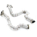 Catless High Flow 304 Stainless Exhaust Downpipe for Audi RS6 C7 4.0TT