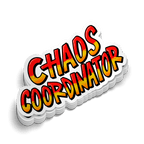 Chaos Coordinator - Hard Hat Decal