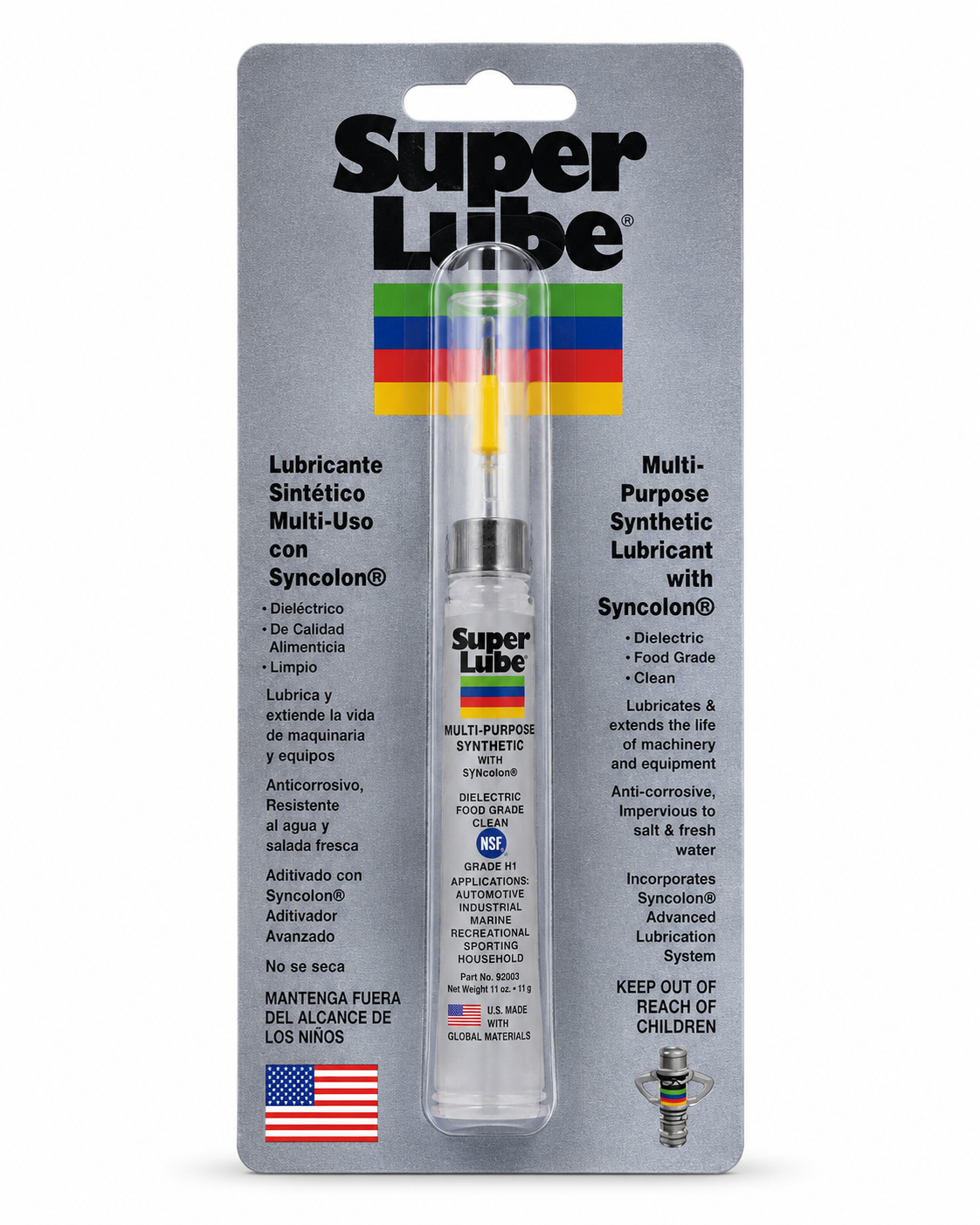 Super Lube 51010 Multi-Purpose Synthetic Oil with PTFE – 0.24 oz & 4 oz