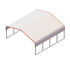 Classic Steel Carport 20'W x 20'L