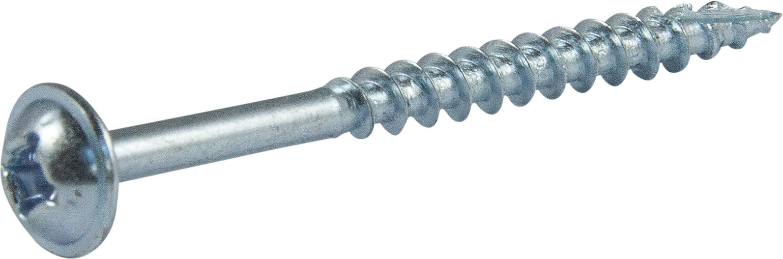 8 x 1 Combo #2 Sq/Ph Round Washer Head Particle Board Screw T-17 Zinc Plated (8000)