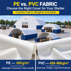 60'x40'x15' Double Truss Container Canopy Shelter