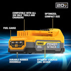 DEWALT DCBP034 20V MAX* XR POWERSTACK™ Compact Battery