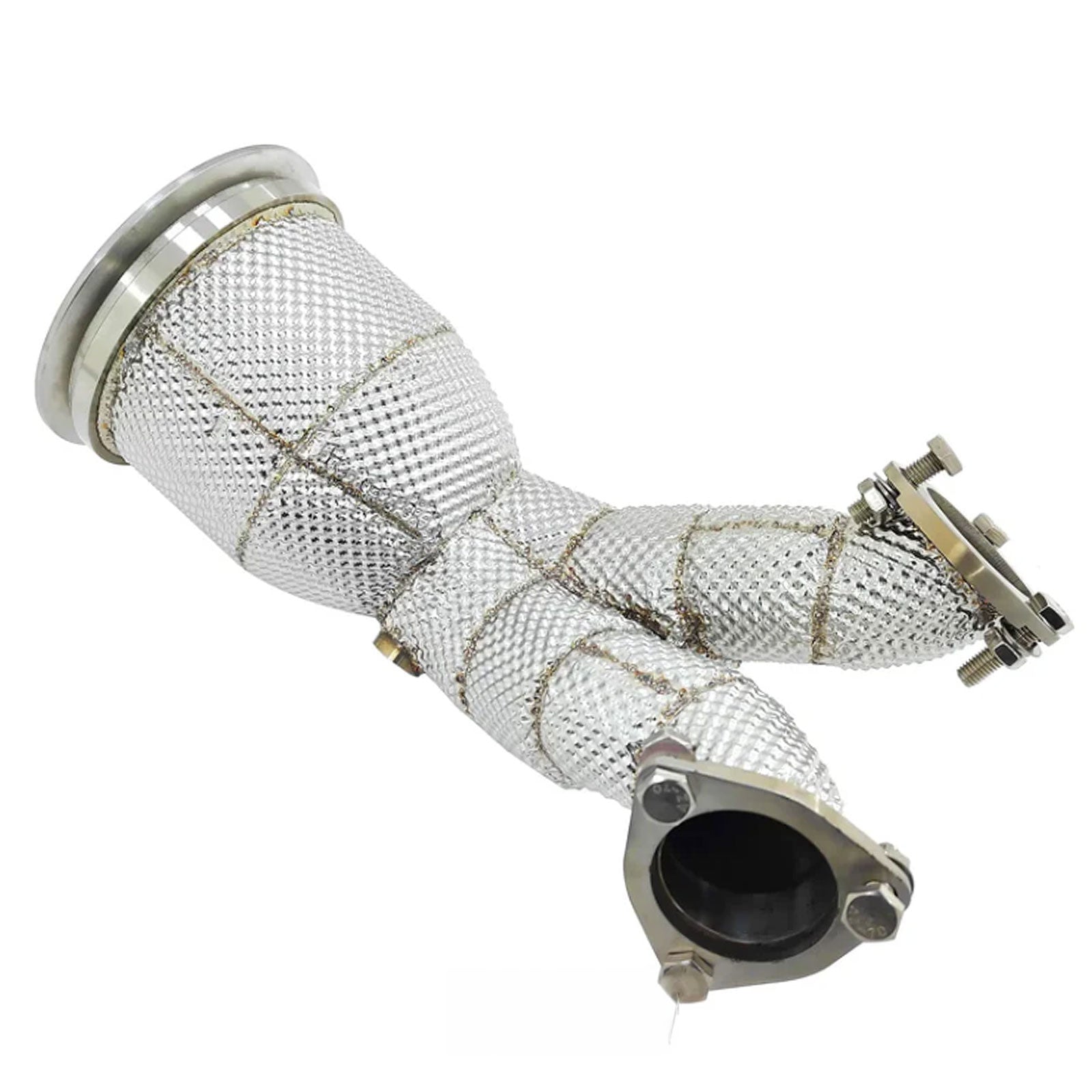 High Flow 304 Stainless Exhaust Downpipe for Audi SQ5 B9 3.0T