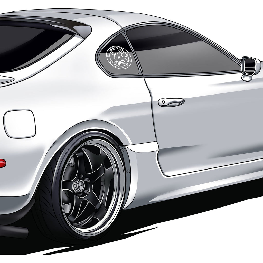 Bull Boost Visualize Vinyl Window Sticker Decals