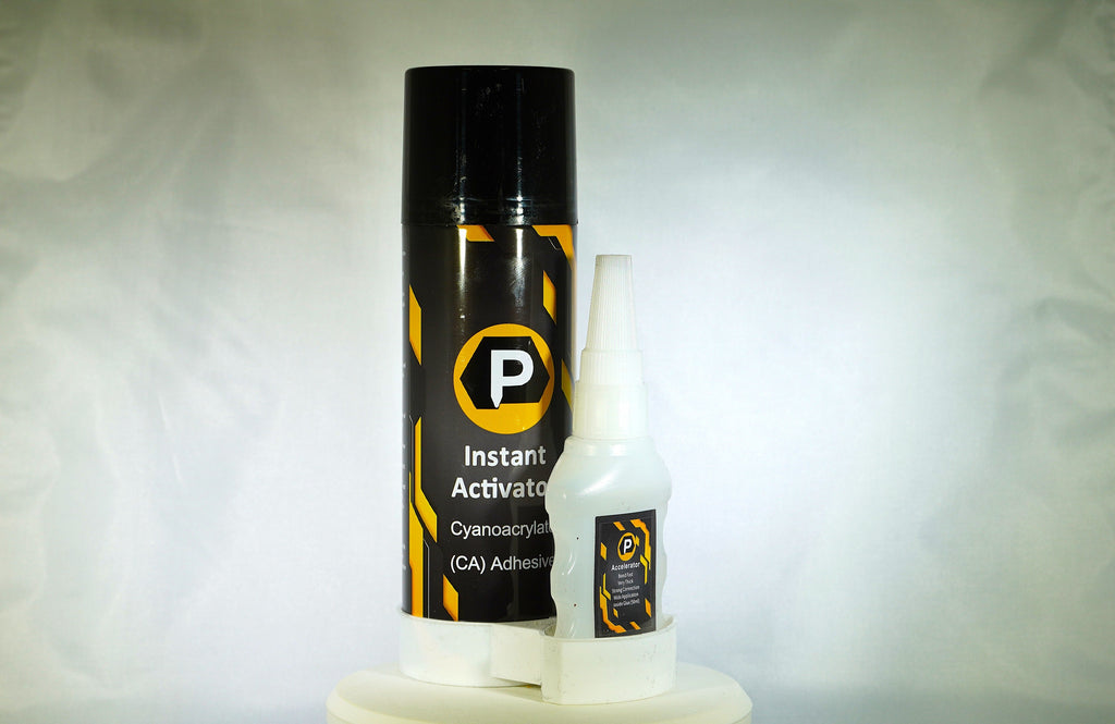 CNC CA Glue & Activator Workholding Kit – 1.7 oz Glue + 4.7 oz Spray