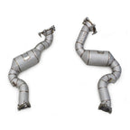 Catted High Flow 304 Stainless Exhaust Downpipe for Audi RS6 C7 4.0TT