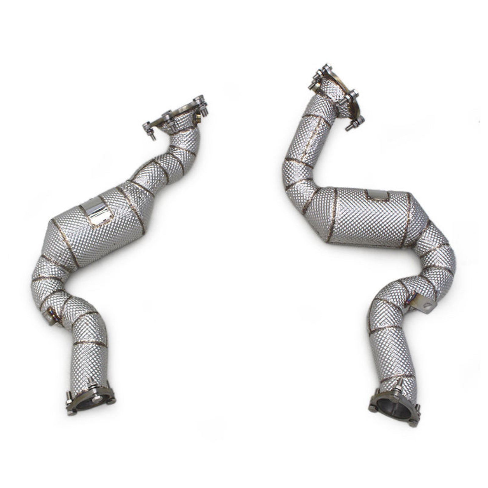 Catted High Flow 304 Stainless Exhaust Downpipe for Audi RS6 C7 4.0TT