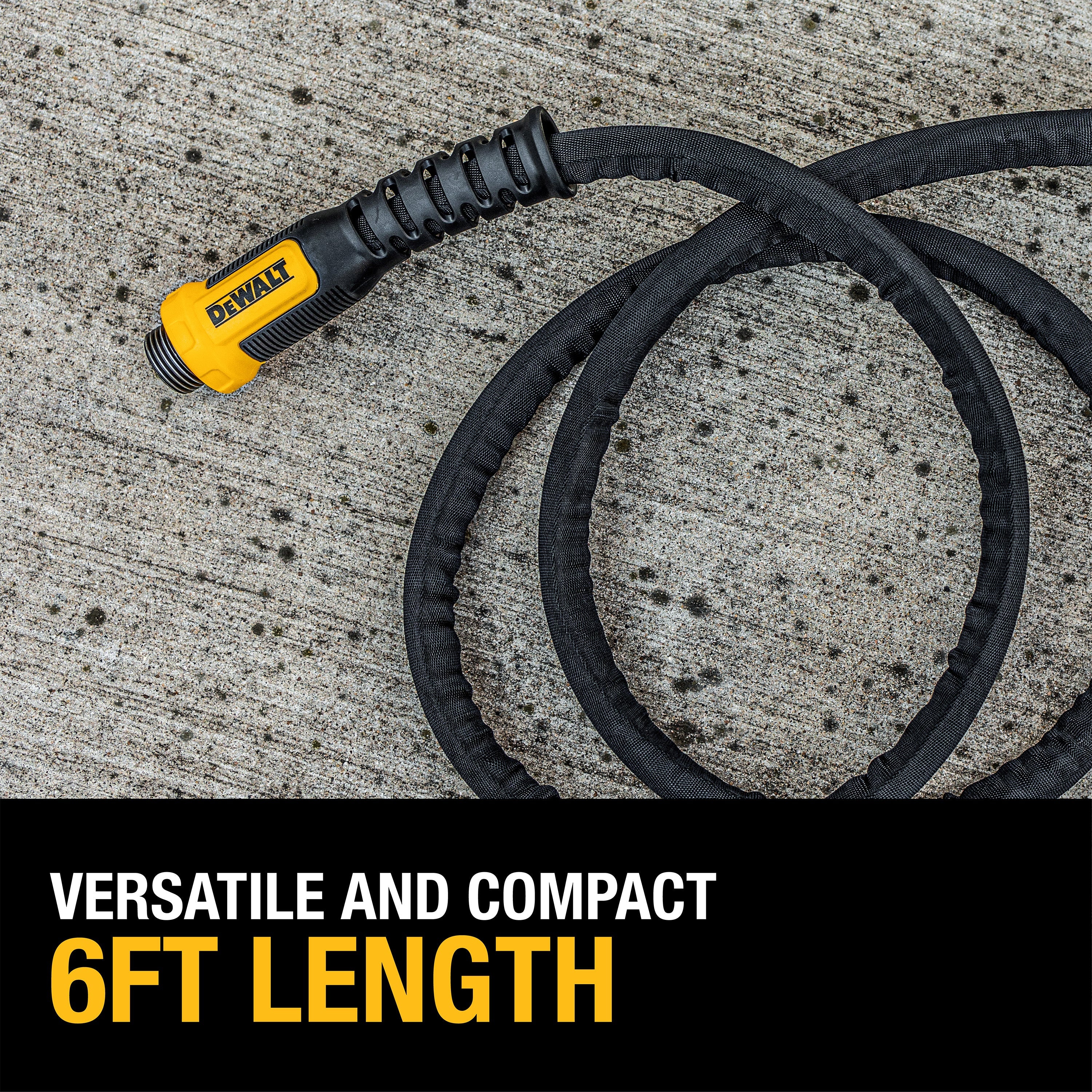 DEWALT 6 ft x 5/8" Fabric Hose DXMH3306