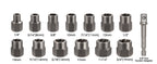 49-Piece Bolt and Screw Extractor Set with Drill Bits for Professional Auto Repair