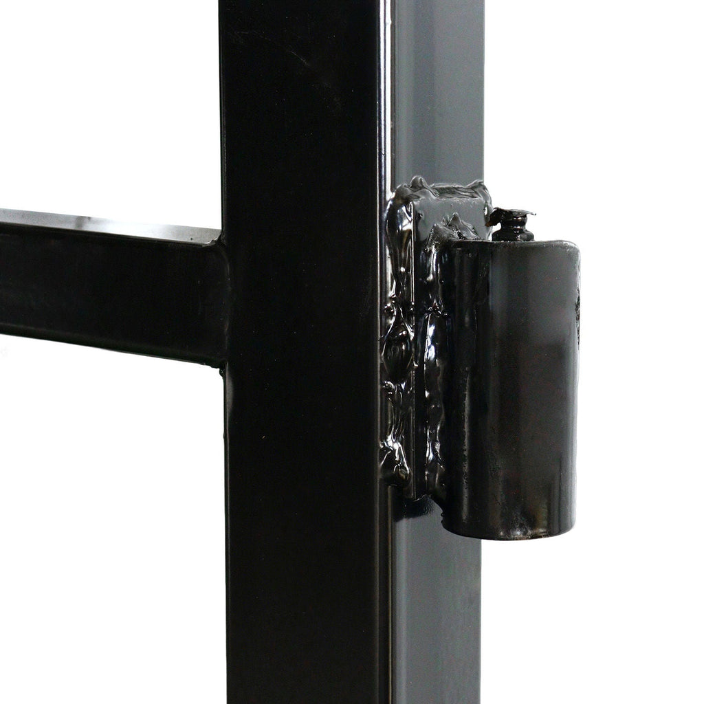 16x8 ft Steel Dual Swing Driveway Gate with Tree Pattern