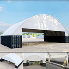 60'x40'x15' Double Truss Container Canopy Shelter