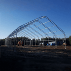 W40'xL64'xH23' Double Truss Storage Shelter