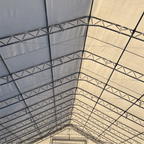 W70'xL120'xH28' Double Truss Storage Shelter