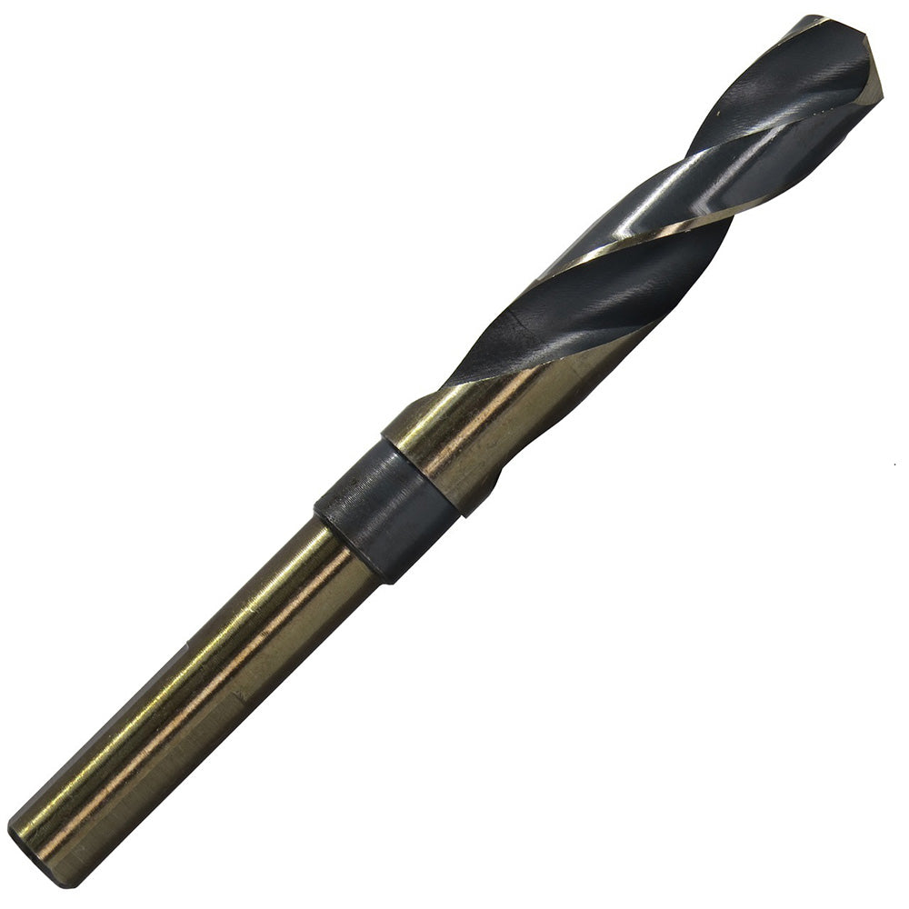 15/32" Reduced Shank HSS Black & Gold KFD Drill Bit, 3/8" Shank, KFDRSD3/8X15/32