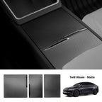 Dry Carbon Fiber Center Console Cover For Model Y Juniper / Model 3 Highland / Model YL