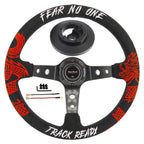 Track Ready Suede Steering Wheel For 01-06 BMW 320 325 328 330 M3 Z4 E90 Mini Cooper