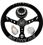 Short Hub Adapter + Suede Steering Wheel For 02-06 Mini Cooper E90