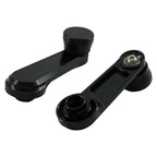 Silver Billet Window Crank Handle For Honda Acura Integra EK Del Sol K20 K24 B16 2PC