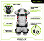 Frontline 110CTB-ML-MX Combat™ Mexican Style Full Body Harness with Aluminum Hardware and Suspension Trauma Straps