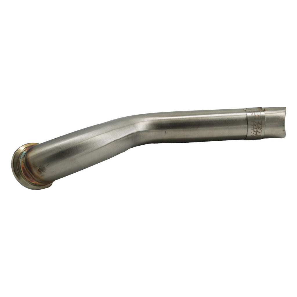 D Series Tear Drop Hood Exit Up Pipe Dump Tube For Top Mount Turbo Manifold Outlet