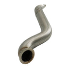 D Series Tear Drop Hood Exit Up Pipe Dump Tube For Top Mount Turbo Manifold Outlet