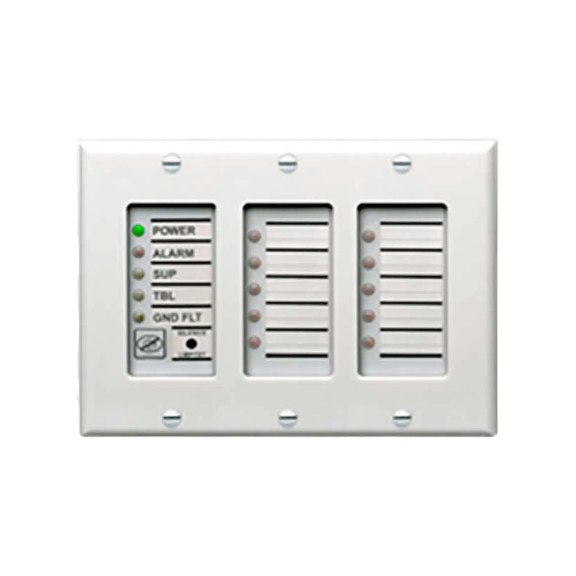 Kidde Remote Annunciator Wall Plate Three Gang White Safety