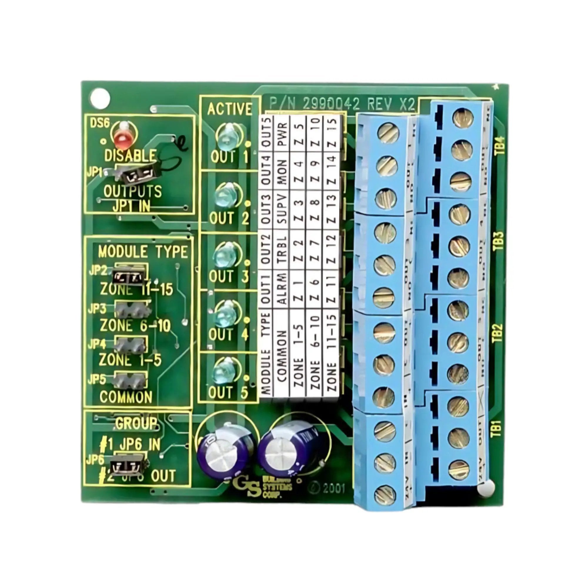Kidde Remote Relay Module 5 Form C Contacts Fire Safety System