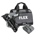 FLEX FX4311B-1A 15Ga Angled Nailer Kit (1x2.5Ah Battery+160W Charger)