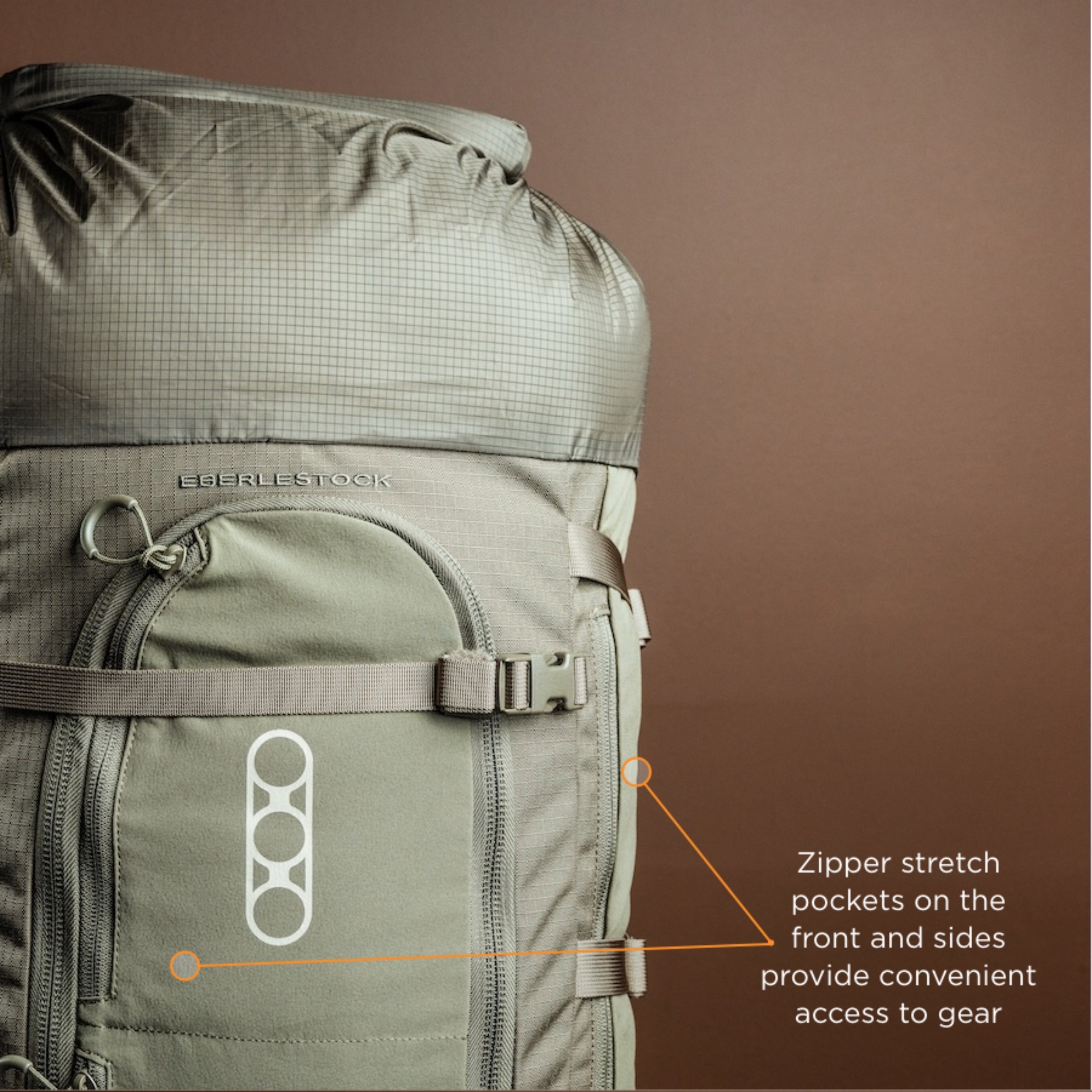 Eberlestock Brooks 7000 - Lightweight w/ EMOD Lid & Hydration Bladder Sleeve
