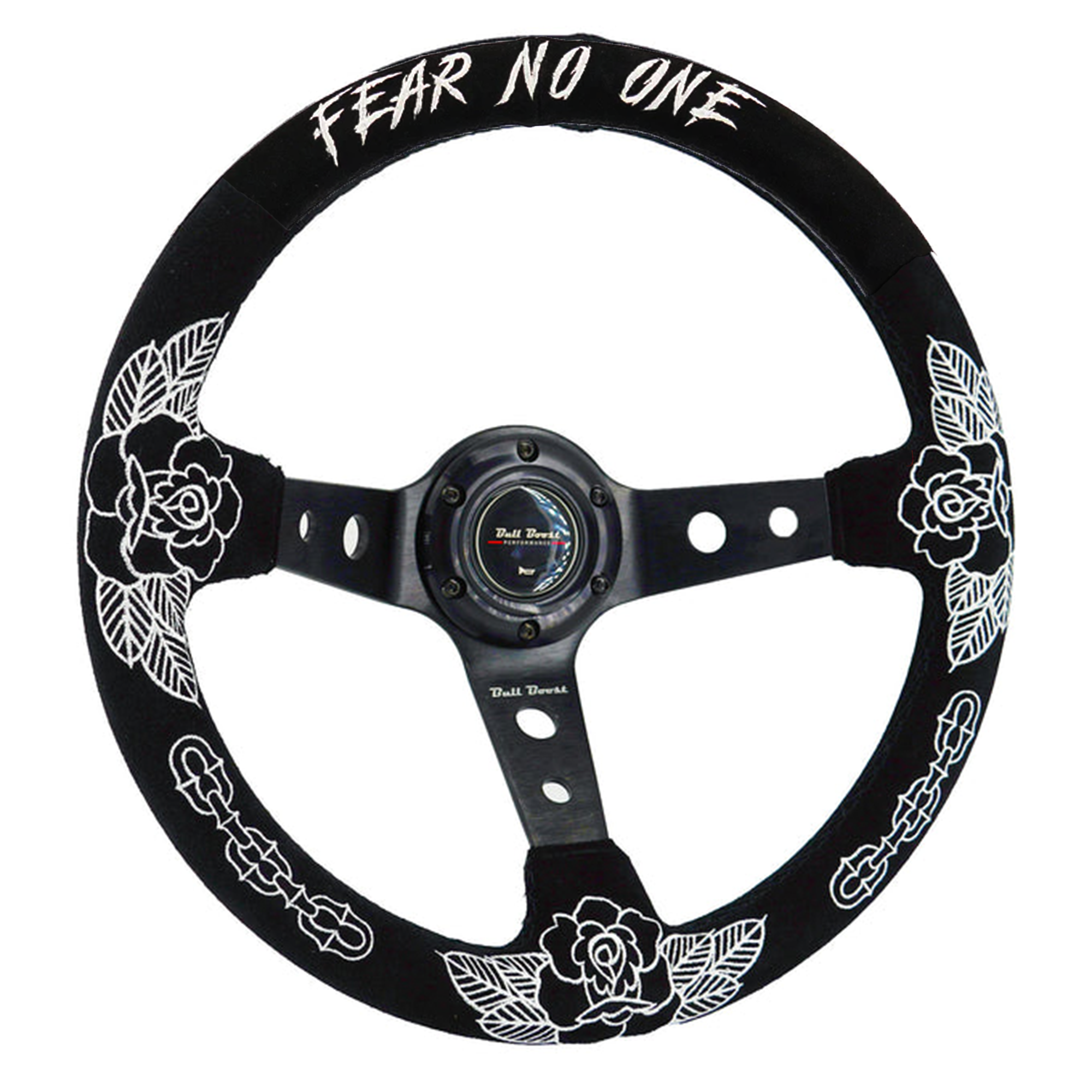 BW Rose 350MM Steering Wheel + Hub Adapter Kit For Subaru Impreza WRX