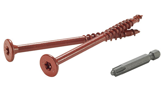 FastenMaster FlatLok 3 1/2" Structural Wood Screw 50 pc box