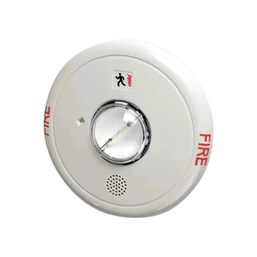 Kidde Fire Alarm Horn Strobe 24VDC Ceiling Mount for Rapid Fire Alert Safety