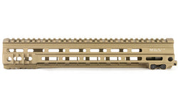Geissele Automatics MK4 |  Super Modular Rail |  Handguard |  13.5" |  M-LOK |  Barrel Nut Wrench Sold Separately (GEI-02-243) |  Gas Block Not Included |  Desert Dirt Color |  Product Finishes |  Shade Variations and Other Imperfections Are Normal Due to