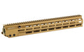 Geissele Automatics MK18 |  Super Modular Rail |  ARCA-Swiss Handguard |  16" |  M-LOK |  Fits AR-15 |  Anodized Finish |  Desert Dirt Color