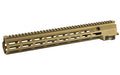 Geissele Automatics MK16 |  Super Modular Rail |  AR15 Handguard |  15" |  M-LOK |  Anodized Finish |  Desert Dirt Color