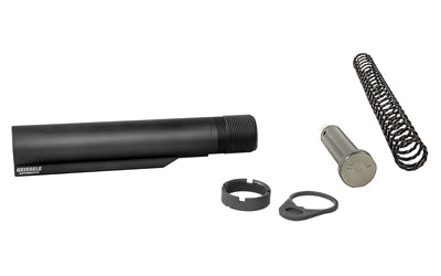 Geissele Automatics Buffer Tube Complete Assembly |  Fits AR-15 |  Anodized Finish |  Black |  6-Position |  H2 Buffer |  Super 42 Spring