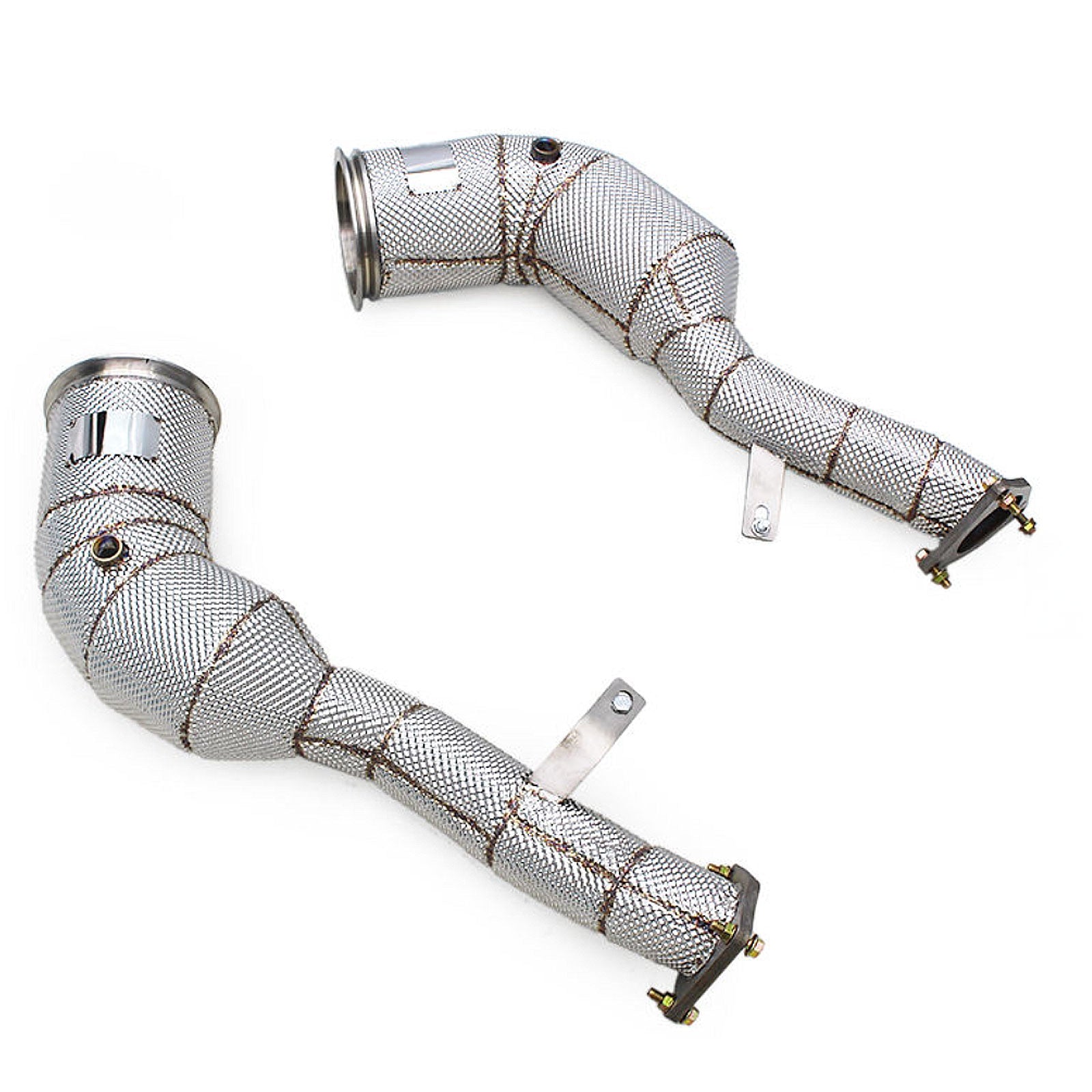 Catted Free Flow Stainless Steel Down Pipes for Porsche Macan Turbo GTS