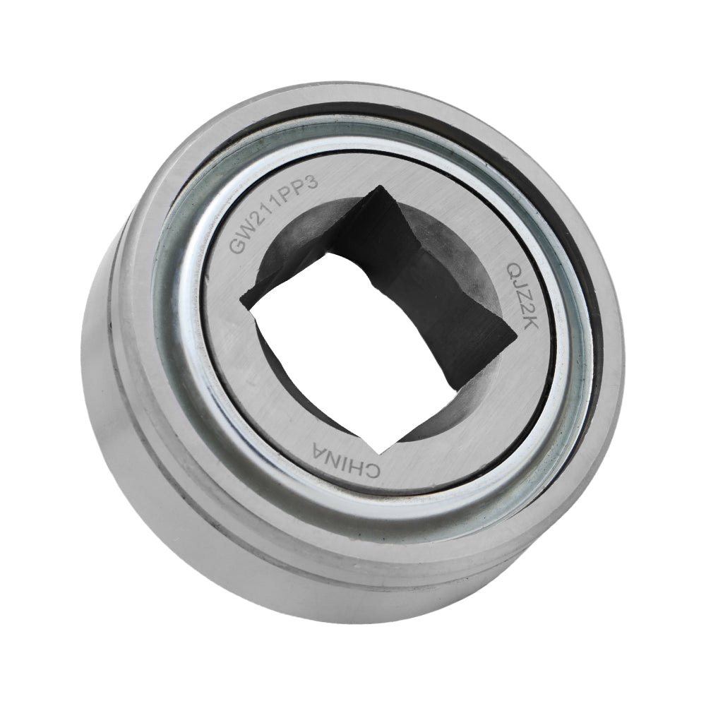 GW211PP3 - Agricultural Bearing, 1.531 in Bore (ID) - Square Bore
