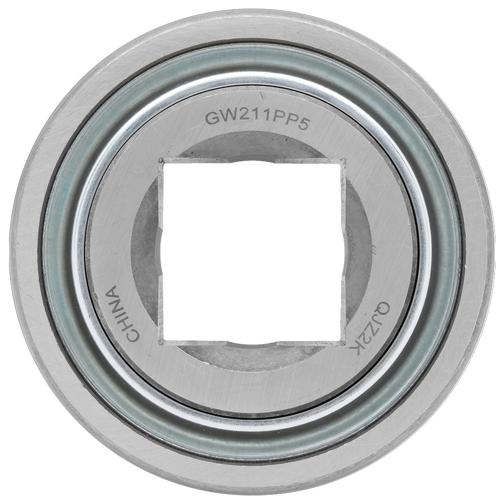 GW211PP5 - Agricultural Bearing, 1.531 in Bore (ID) - Square Bore