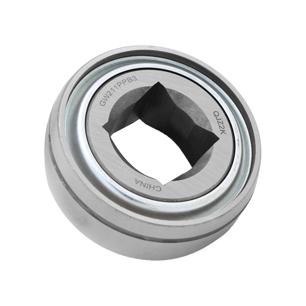 GW211PPB3 - Agricultural Bearing, 1.531 in Bore (ID) - Square Bore