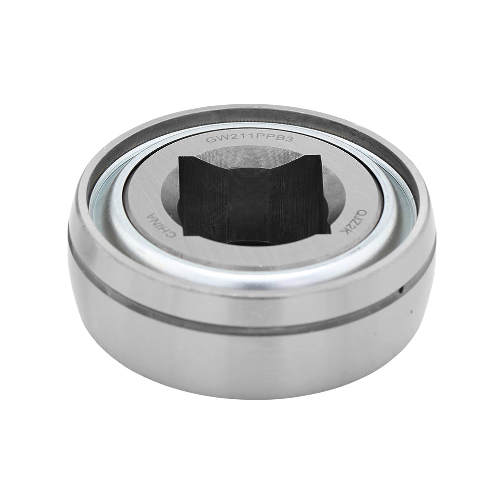 GW211PPB3 - Agricultural Bearing, 1.531 in Bore (ID) - Square Bore