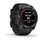 Garmin Fenix 7X Pro Solar Sapphire - Solar Powered Smartwatch w/ GPS & ECG