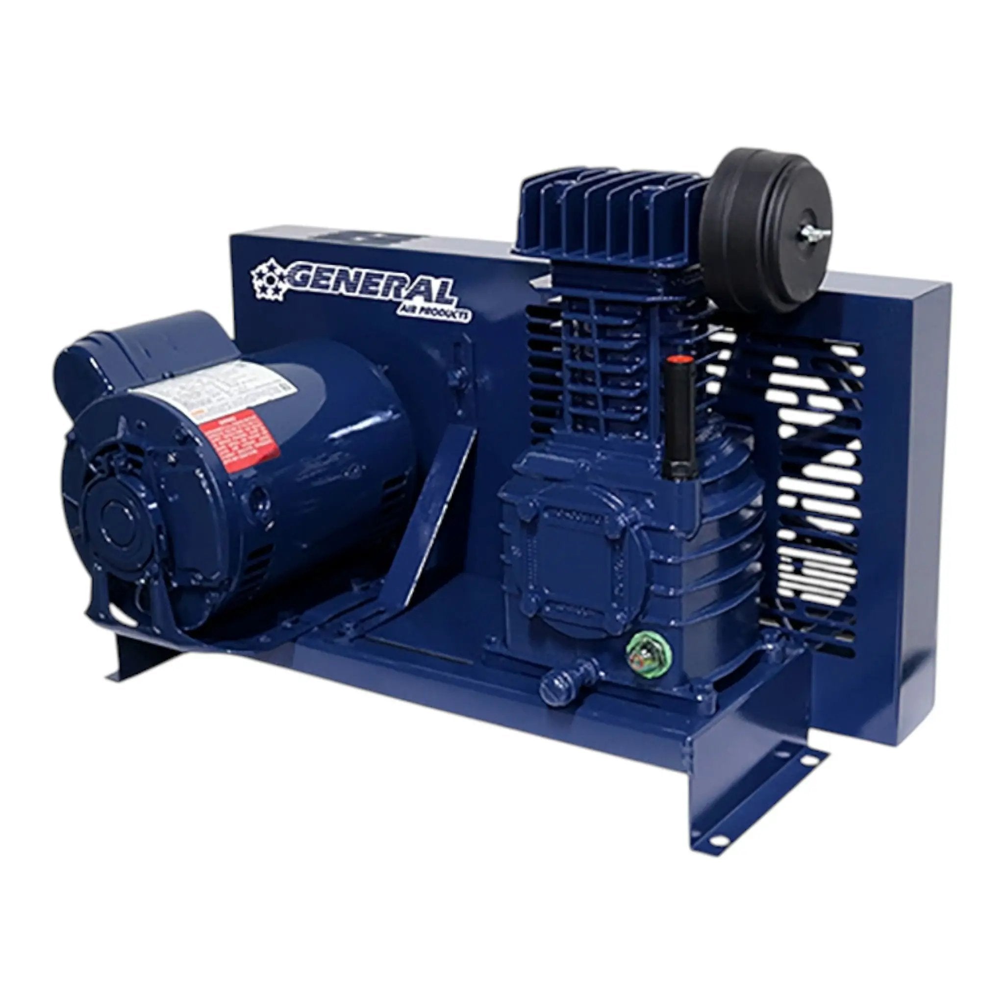 General L Plus Series Oil Lubricated Base Mounted Air Compressor - Ultimate Reliability for Fire Protection