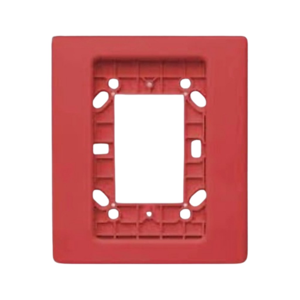 Genesis LED EG1 Wall Trim Plate Red Compact Fire Safety System