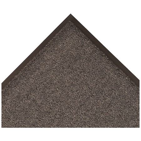 Entrance Mat, Polypropylene, 5/16 in Thick, Charcoal, 3 ft W x 5 ft L